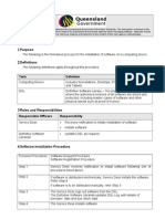 Software Installation Procedure Template PDF