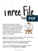 Three File Template