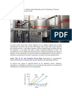 Cambios Organolépticos y Nutricionales Leche