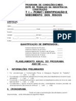 Check List de PCMAT - Levantamento