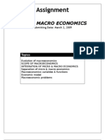 Macroeconomics Basic Topics