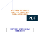 Servicio de Exequias Religiosas (Apoyo para Ministros Extraordinarios)