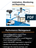 Fleet Administration, Monitoring and Reporting