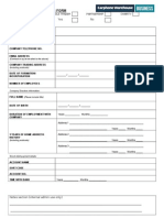 Standard Business Credit Vetting Form