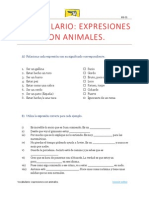 Vocabulario: Expresiones Con Animales