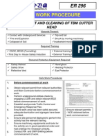 SWP - Realignment and Cleaning of TBM Cutter Head