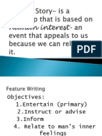 CJ - Feature Writing