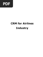 Document - CRM For Airlines Industry