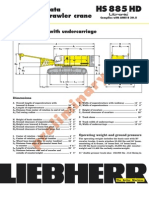 Technical Data Hydraulic Crawler Crane: Basic Machine With Undercarriage