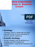 GROWTH Strategies and Crisis of Business Growth