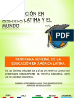 Educación en America Latina y El Mundo