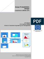 Exercise 2: Ansys Probabilistic Design: - A Numerical Experiment in MF2024, 2010