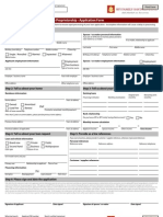 Auto Loan For Individual and Single Proprietorship - Application Form