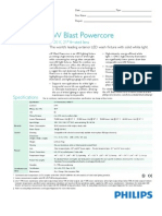 Ew Blast Powercore 4000K 21degree SpecSheet