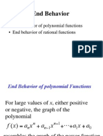 PC FUNCTIONS End Behavior of Polynomial and Rational Functio