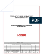 KBR Piping Stress Specification