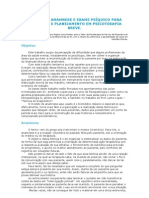 Modelo de Anamnese e Exame Psíquico para Avaliação e Planejamento em Psicoterapia Breve