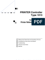 PRINTER Controller Type 1013