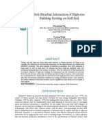 Soil-Structure Interaction of High-Rise Building Resting On Soft Soil