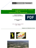 Clasificacion de Tierras Por Capacidad de Uso Mayor