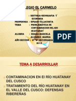 Contaminacion Del Rio Huatanay