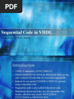 Sequential Code in VHDL