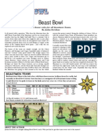 Experimental Beastmen Rules For Blood Bowl