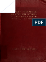 (1911 Ed) Rogets Thesaurus