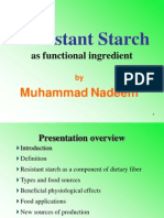 Resistant Starch As Functional Ingredient