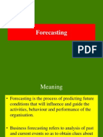 Forecasting