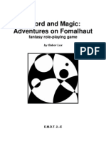 Emdt 2e Sword and Magic Adventures On Fomalhaut