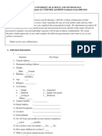 Questionnaire For Physics 101