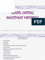 Dental Casting Investment Materials