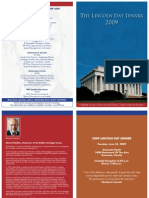 Lincoln Day Dinner Brochure