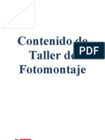 Contenido Taller de Fotomontaje