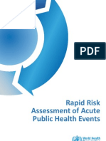 Rapid Risk Assessment of Acute Public Health Events