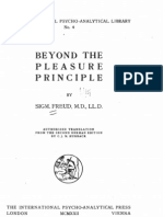 1922 Freud Beyond The Pleasure Principle Translated by Hubback