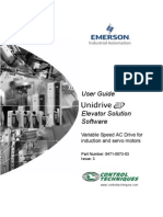 CT Unidrive SP Elevator Solution Software User Guide - Issue 3 PDF