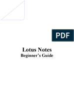 Lotus Notes Beginner