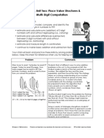 Grade 3, Unit Two: Place Value Structures & Multi-Digit Computation