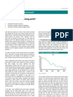 Weekly Macro Comment Inflection Point or Turning Point