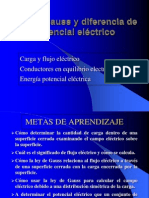 Ley de Gauss y Diferencia de Potencial Eléctrico