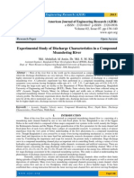 Experimental Study of Discharge Characteristics in A Compound Meandering River