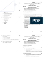 15 All India Federation of Astrologers' Societies (Regd.) Samudrik Ratna-Paper 1