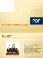 Diapositivas de Sujetos Procesales