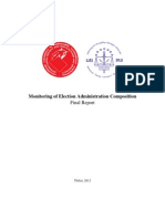 Monitoring of Election Administration Composition Final Report ENG