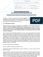 Guide Conseils Dossier Commission PAE