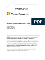 Microsoft iSCSI Software Initiator Version 2.X Users Guide