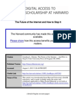 Zittrain - Future of The Internet