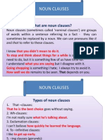 Noun Clauses